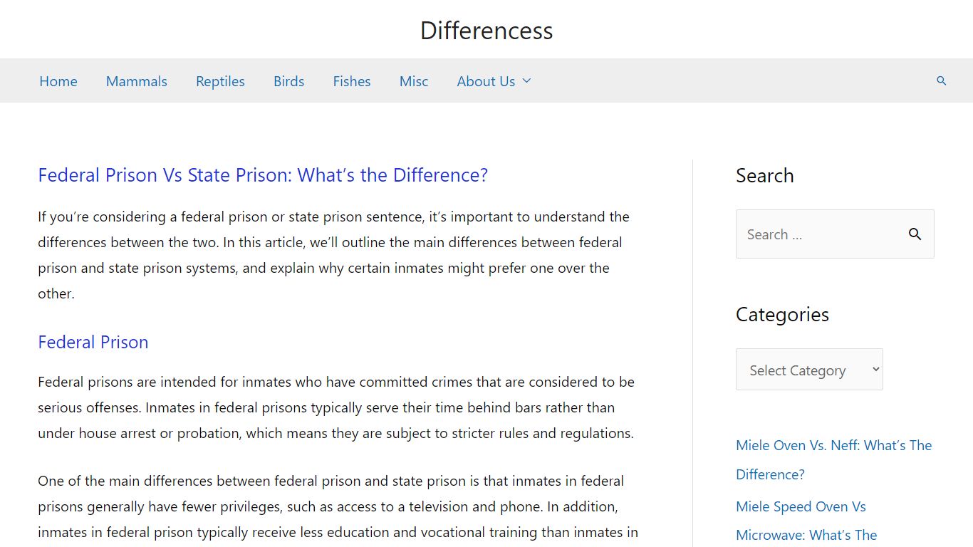 Federal Prison Vs State Prison: What’s the Difference?